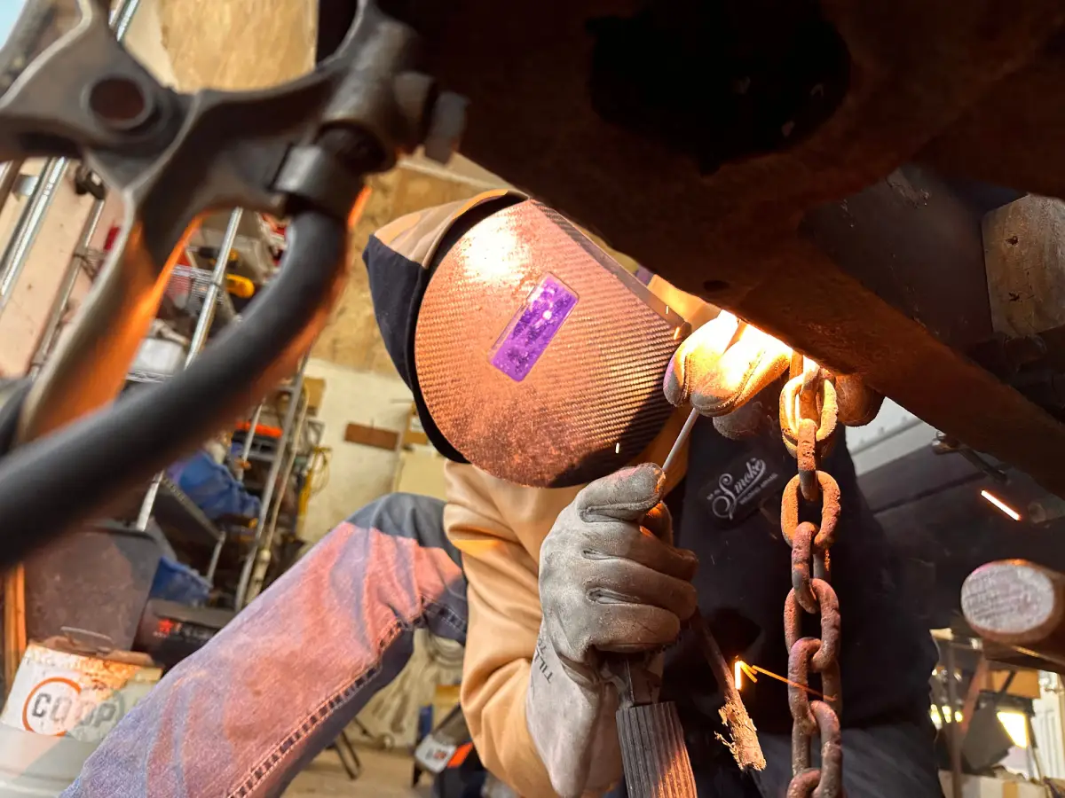 Mountain West Metal Works team at work on a custom fabrication project in Colorado