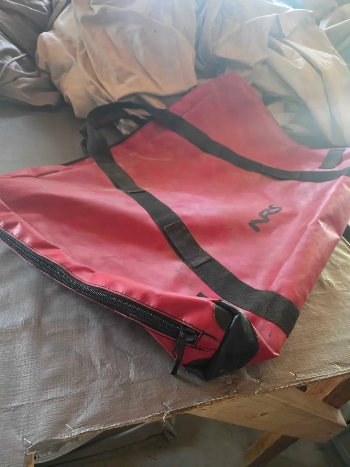 NRS Raft Bag Zipper Replacement — pack_bag_repair